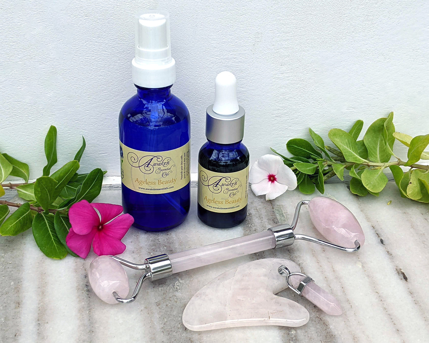 Ageless Beauty Rose Quartz Skincare Box