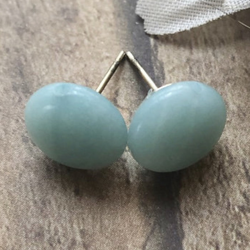 Amazonite Stud Earrings