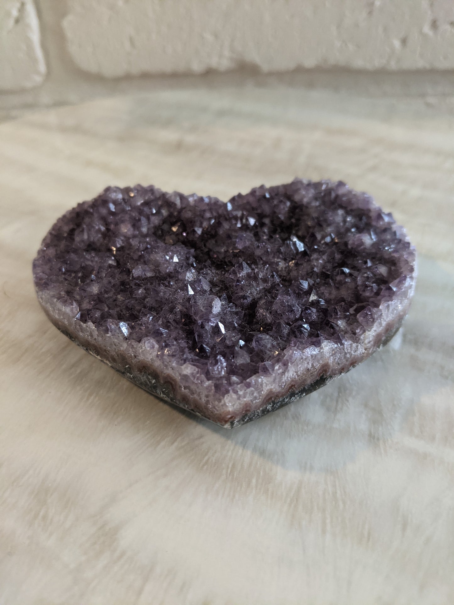 Amethyst Heart Crystal Cluster