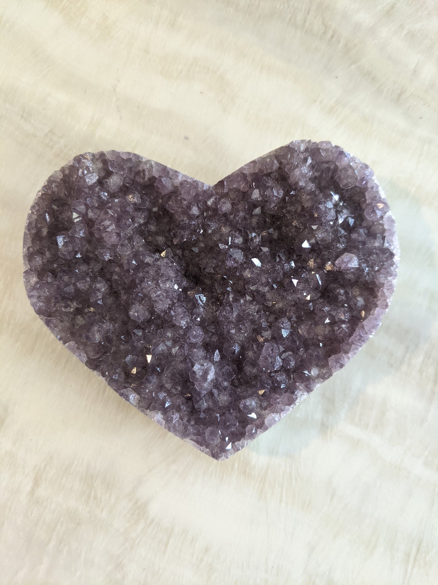 Amethyst Heart Crystal Cluster
