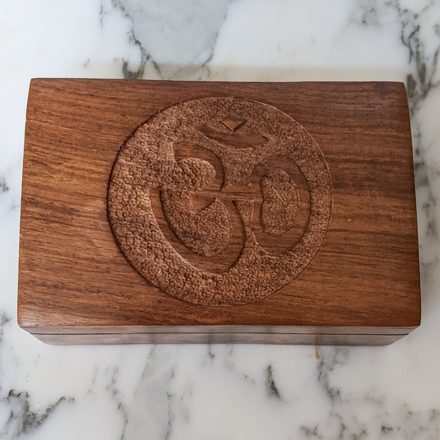 OM Handmade Wooden Box
