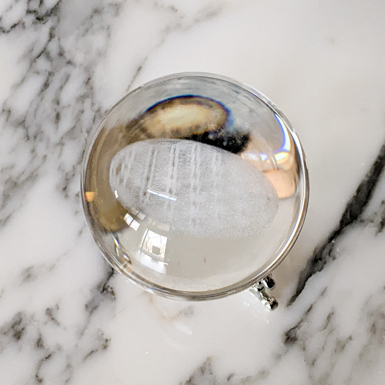 Flower of Life Gazing Ball (55mm) with stand