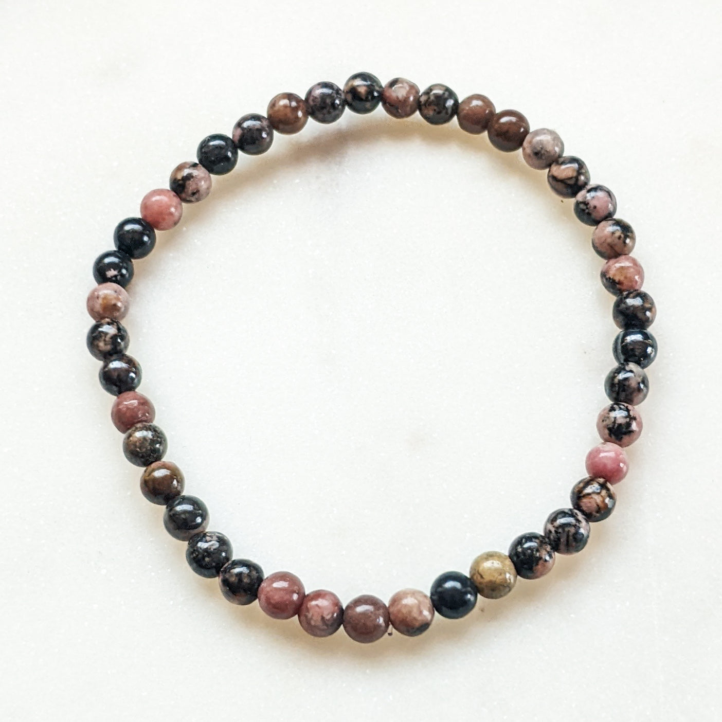 Rhodonite Bracelet 2mm