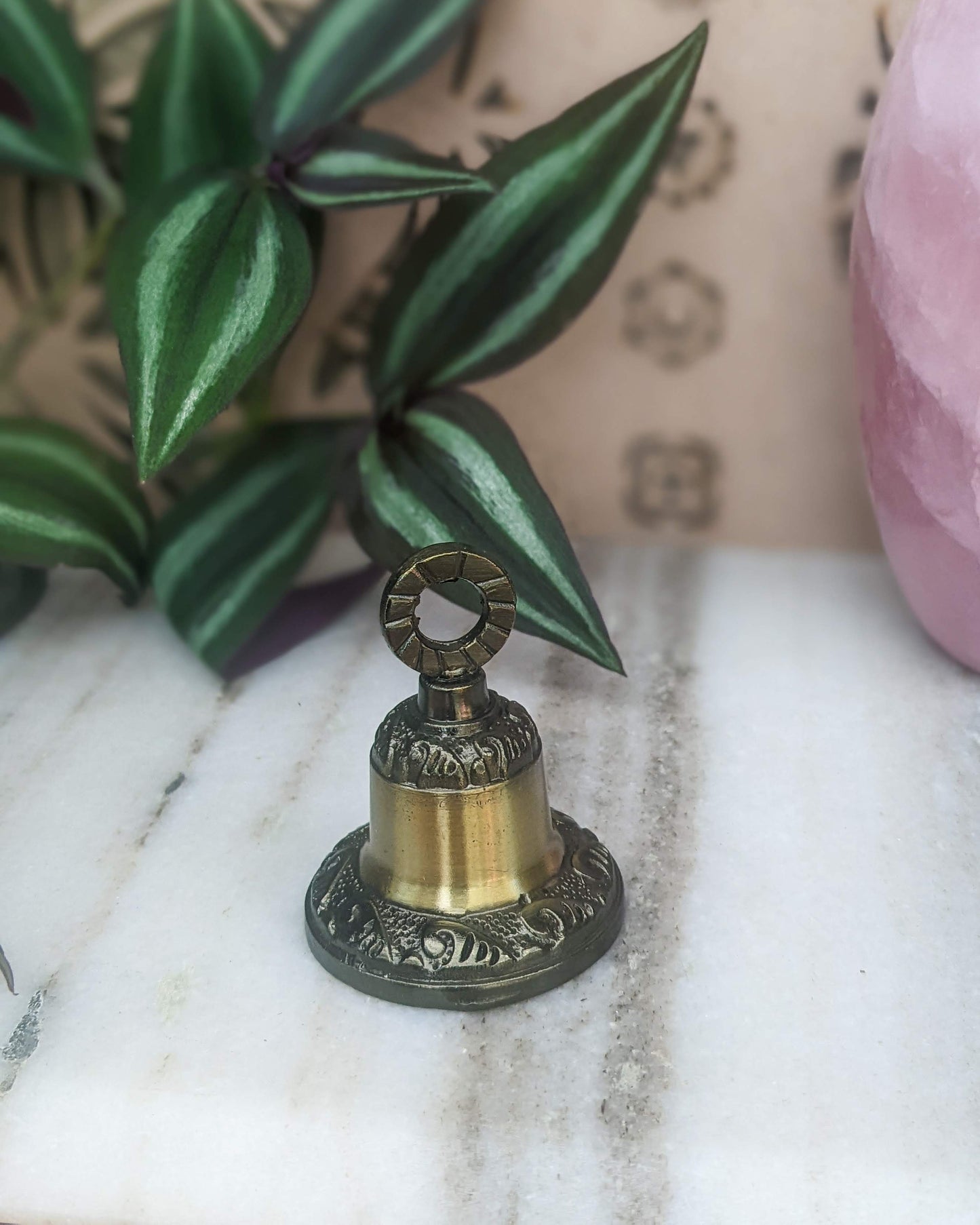 Carved 2" Metal Bell