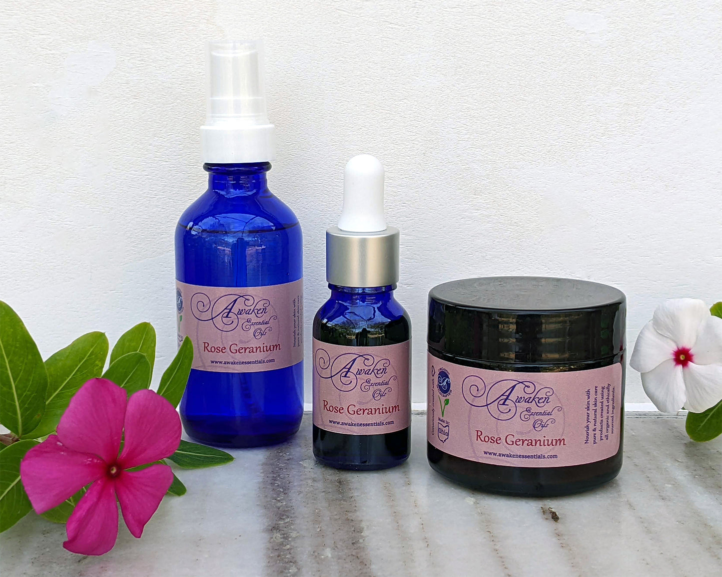 Rose Geranium Skincare Set