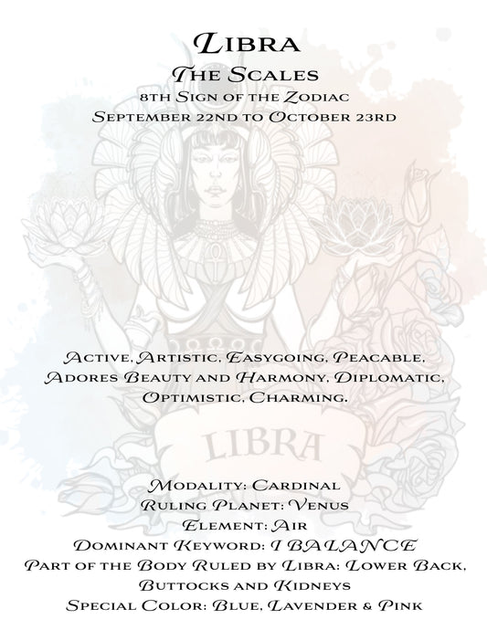 Chakra Astrology Box - Libra Info 2023