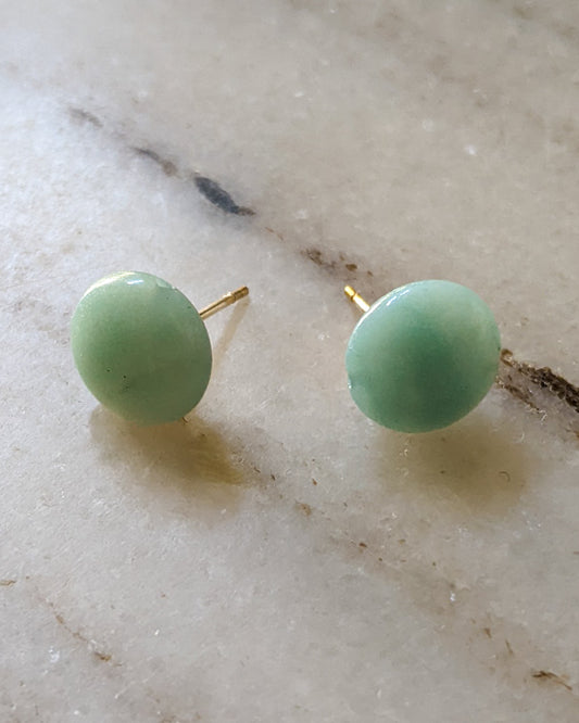 Amazonite Stud Earrings