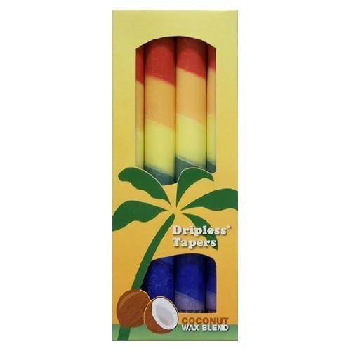 Chakra Rainbow Candles Taper - Coconut Wax Blend