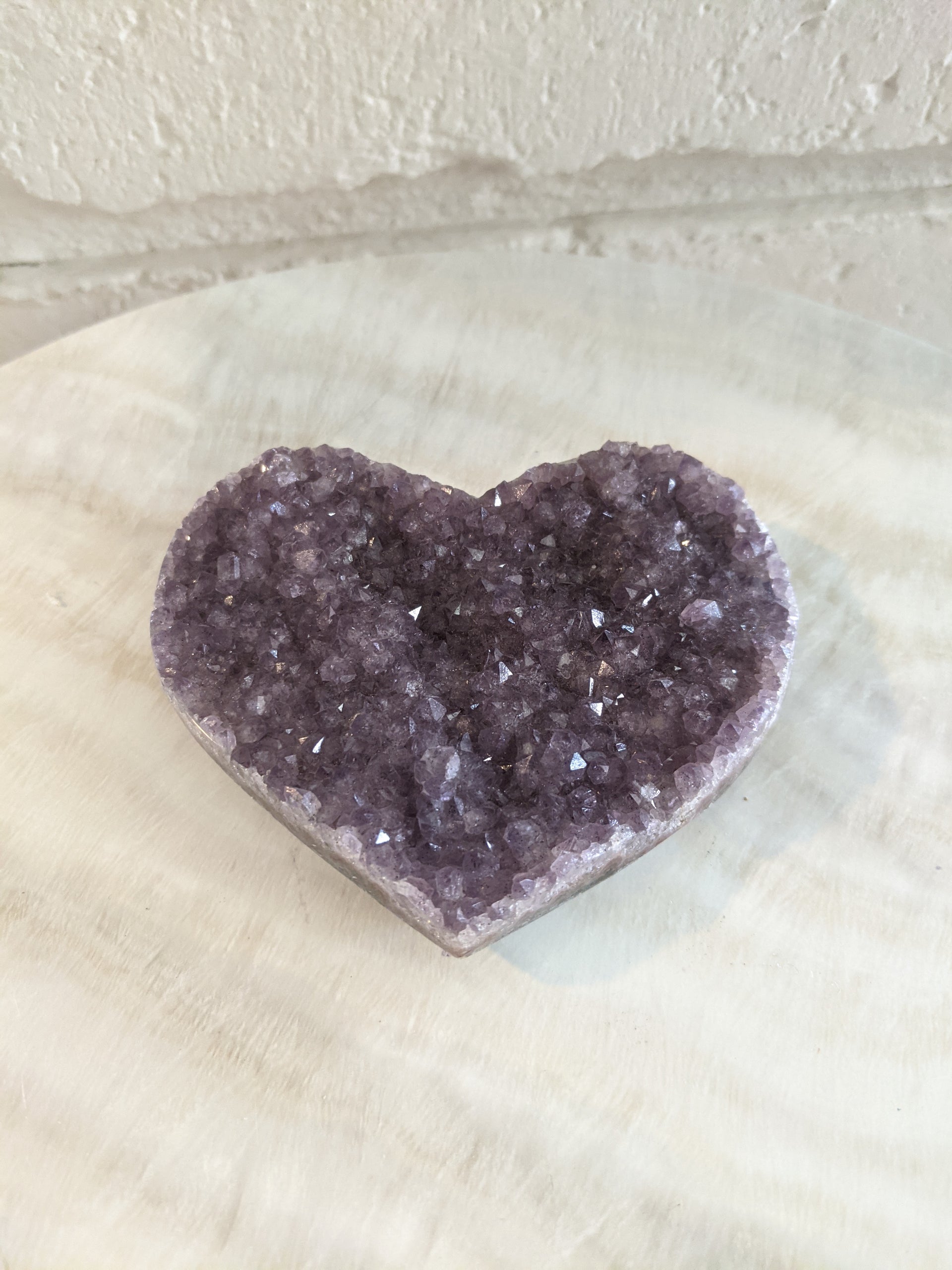 Amethyst Heart Crystal Cluster