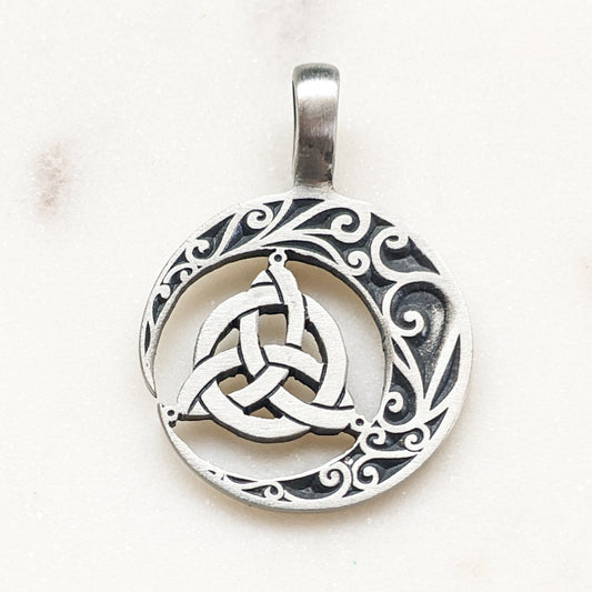 Celtic Moon Pendant