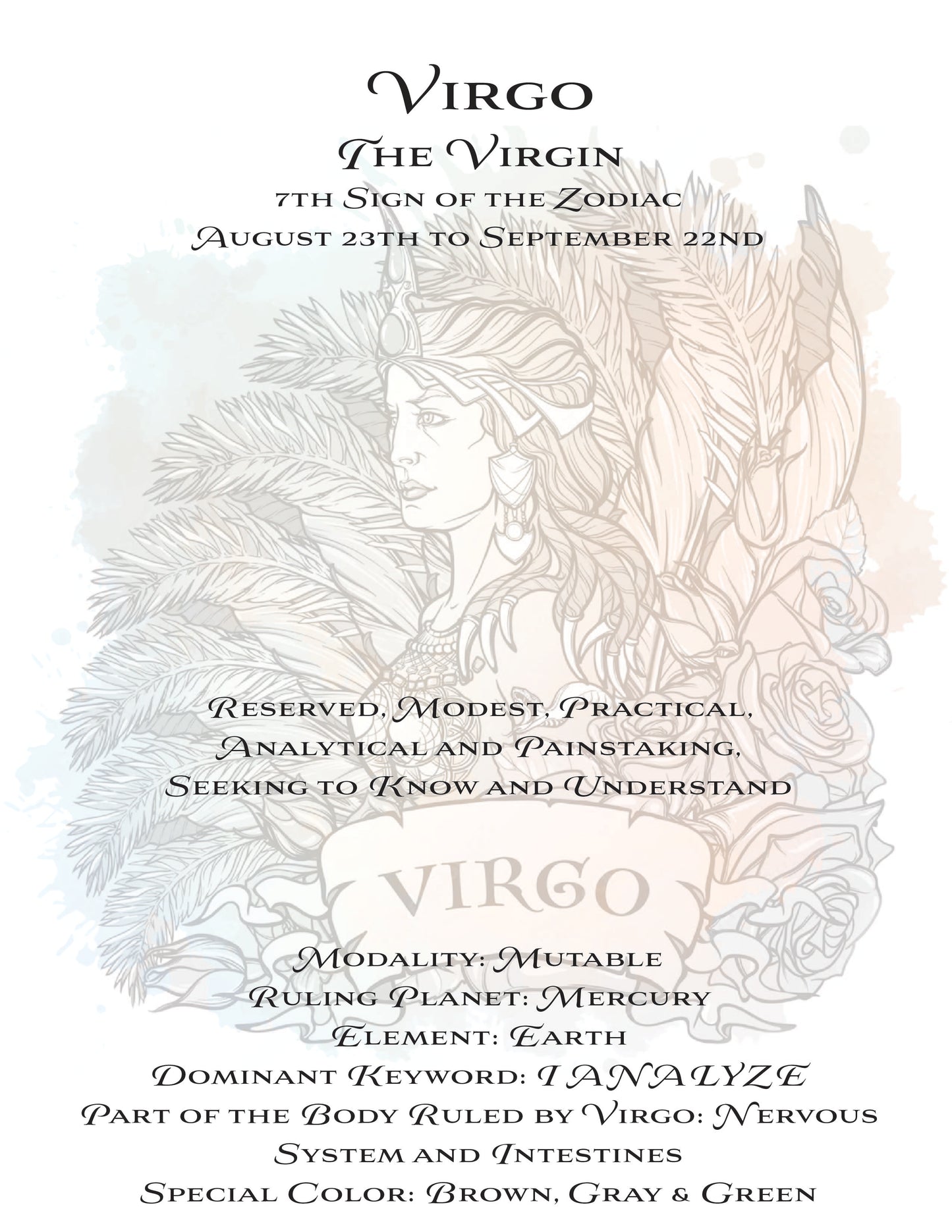 Chakra Astrology Box - Virgo Information 2022