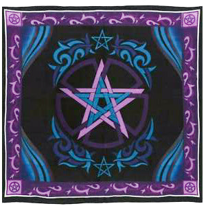 Altar Table Cloth - Celtic Pentacle